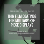 military eye piece coating technical white paper